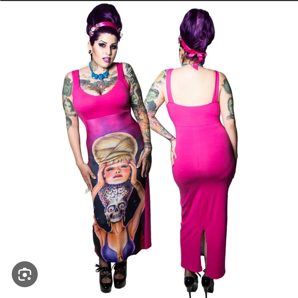 Kreepsville 666 Mars Attacks Maxi Dress